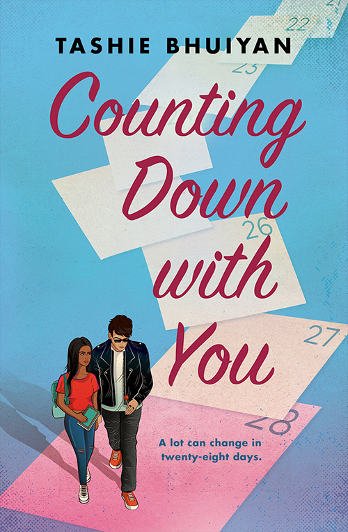 Book cover for Counting Down with You by Tashie Bhuiyan.