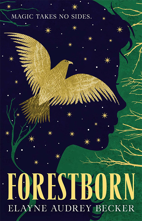 Book cover for Forestborn by Elayne Audrey Becker.