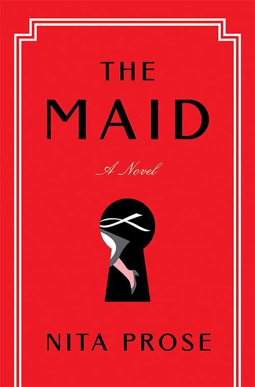 Book cover for The Maid by Nita Prose.