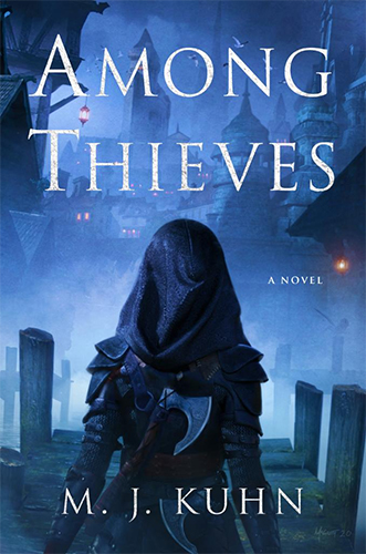 Book cover for Among Thieves by M. J. Kuhn.