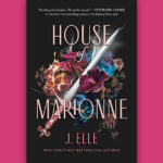 Book cover for House of Marionne by J. Elle set against a pink background.