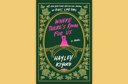 Book cover for Where There's Room for Us by Hayley Kiyoko set against a yellow background.